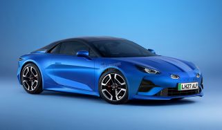 Artist's impression of how electric Alpine A110 will look
