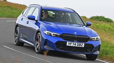 BMW 330e - front cornering